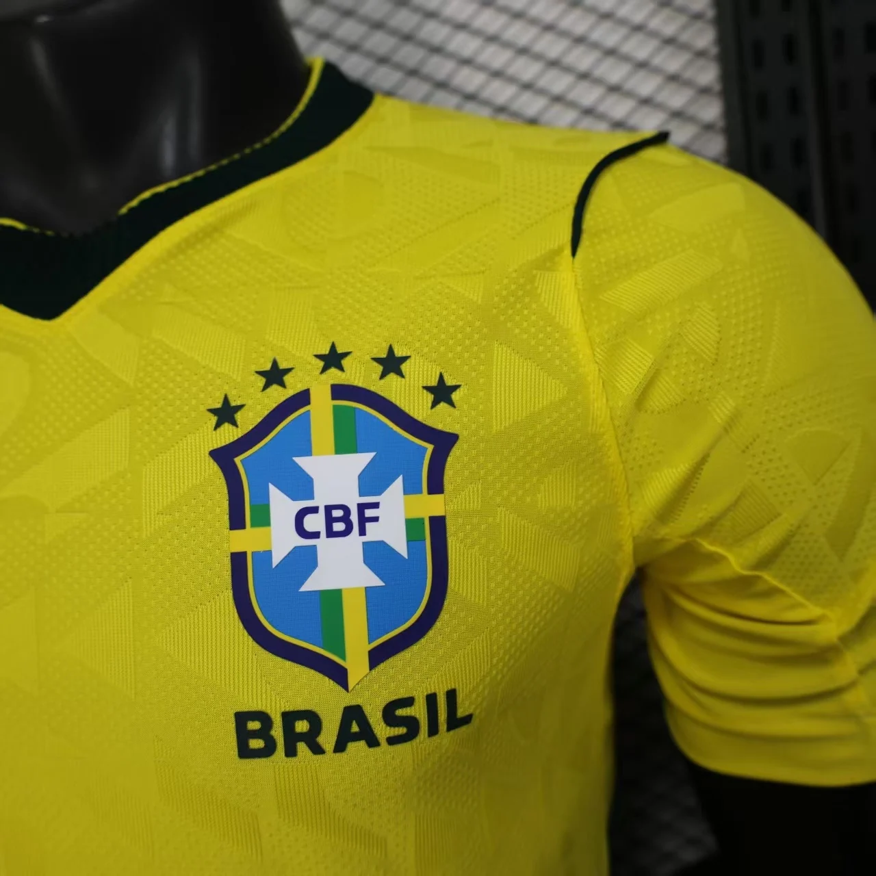 Brazil 2026 Home Football Jersey detail 1 view