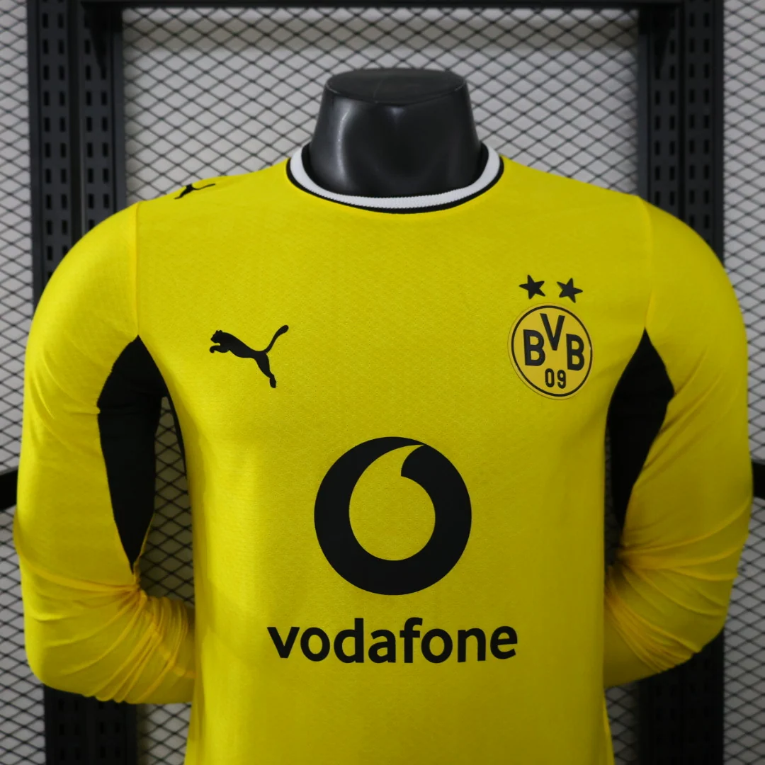 Borussia Dortmund 2026/27 Home Football Jersey – Long Sleeve secondary view