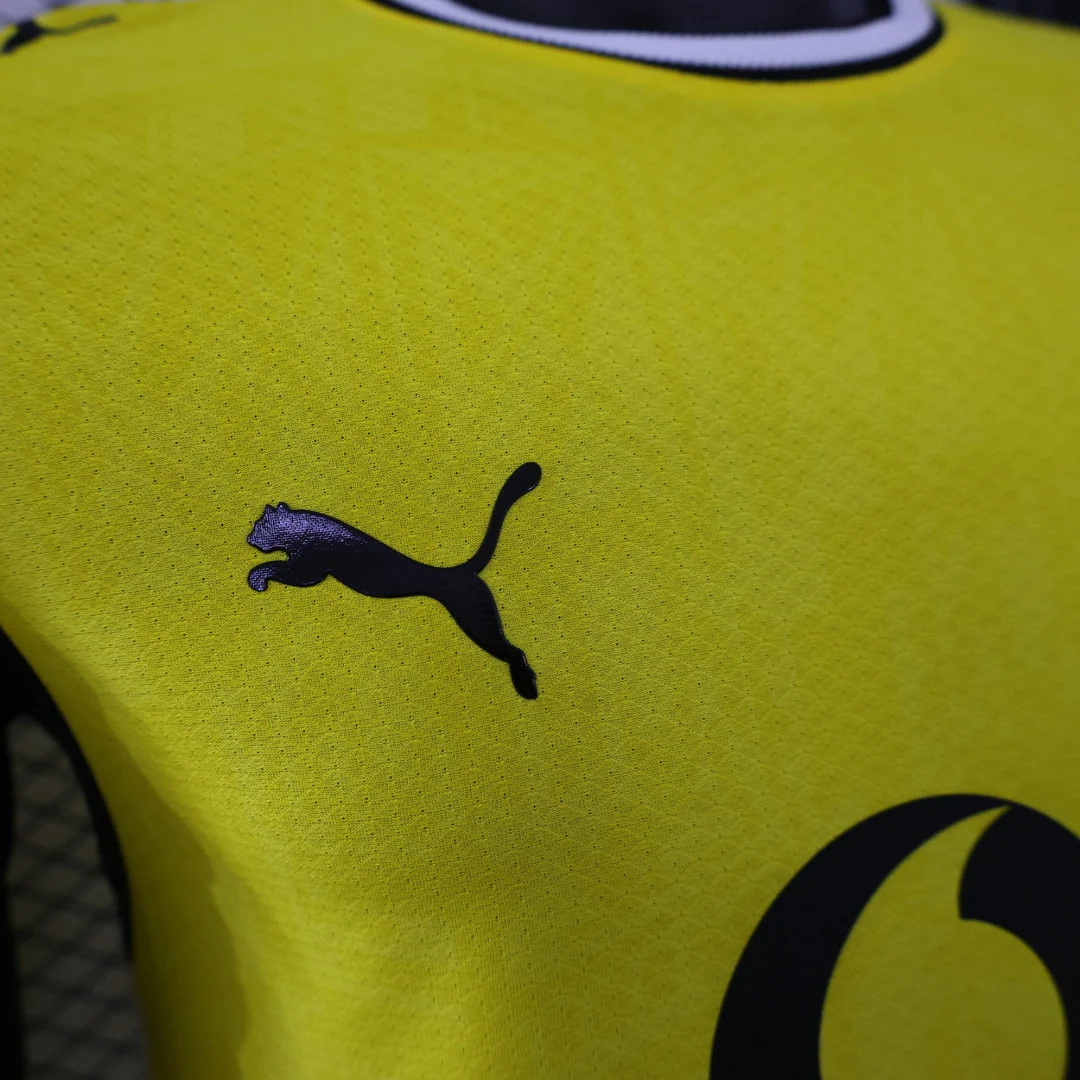 Borussia Dortmund 2026/27 Home Football Jersey – Long Sleeve detail 2 view