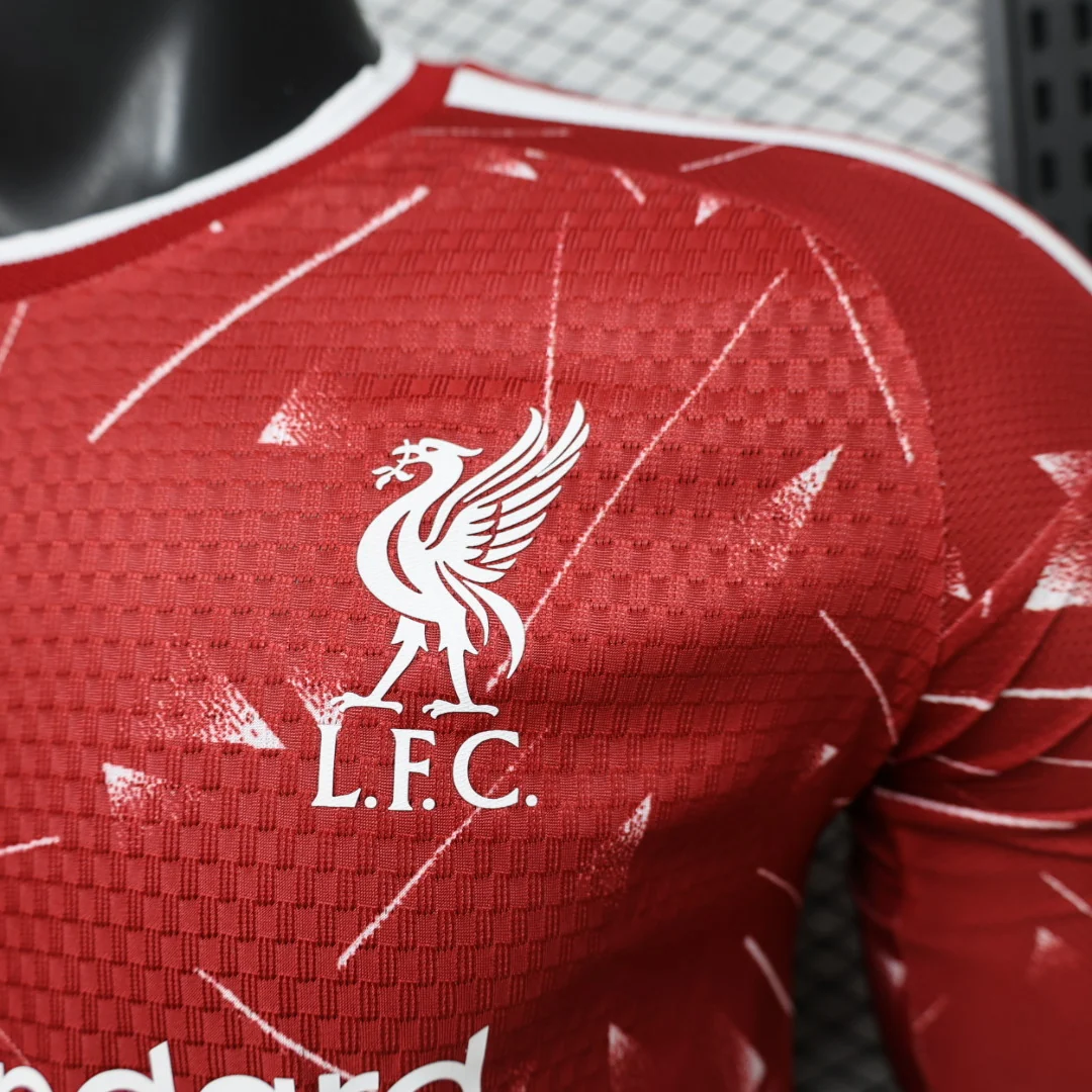 Liverpool 2026/27 Home Football Jersey – Long Sleeve detail 1 view