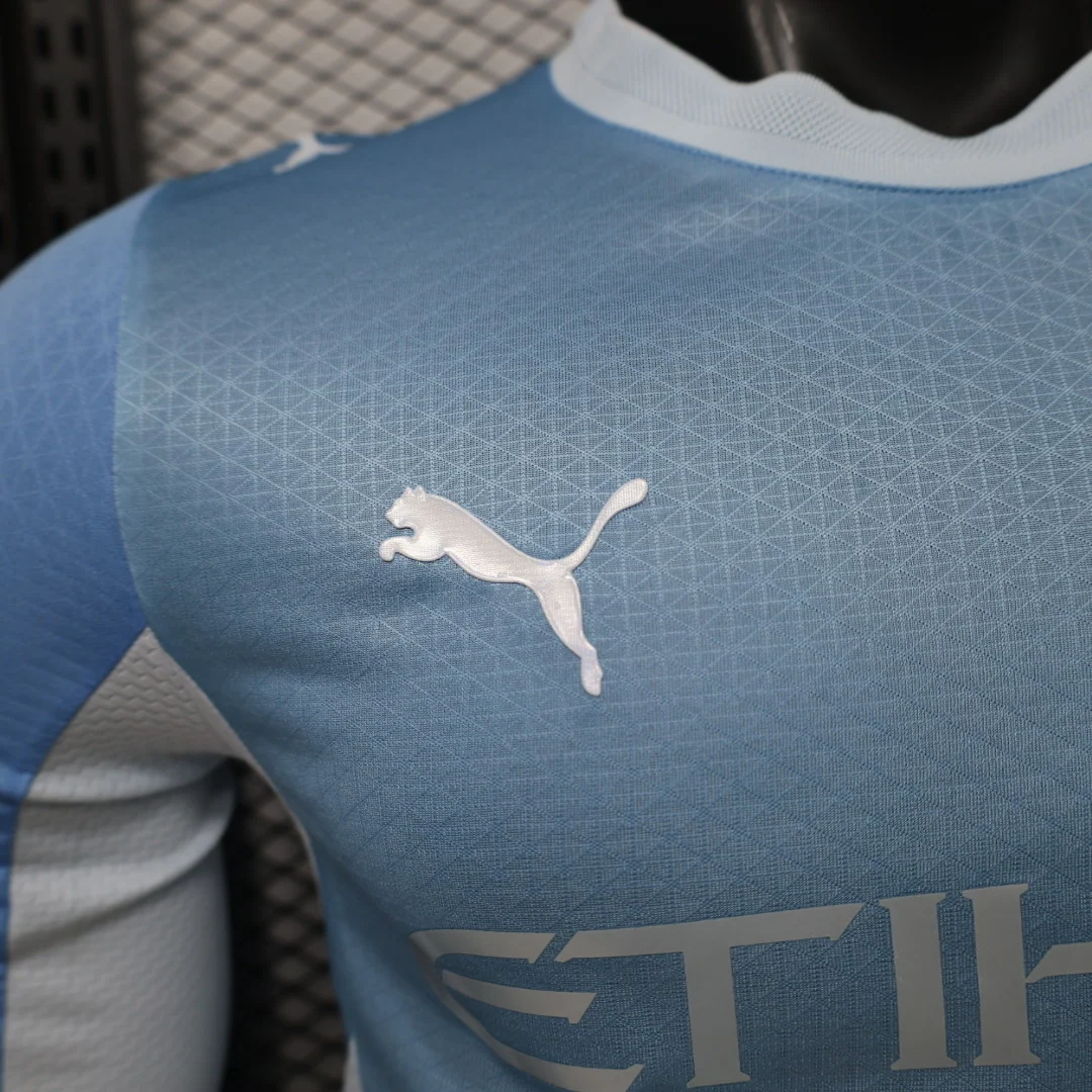Manchester City 2026/27 Home Football Jersey – Long Sleeve detail 2 view