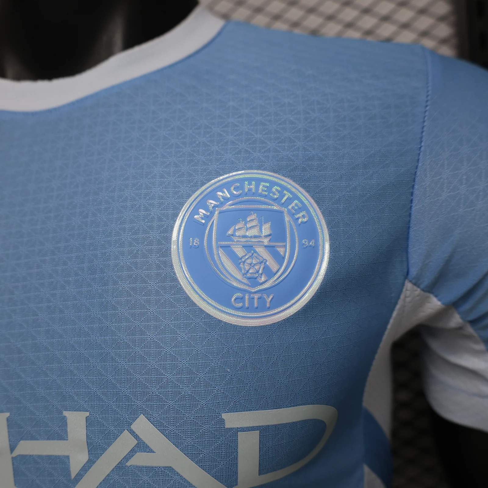 Manchester City 2026/27 Home Football Jersey detail 1 view