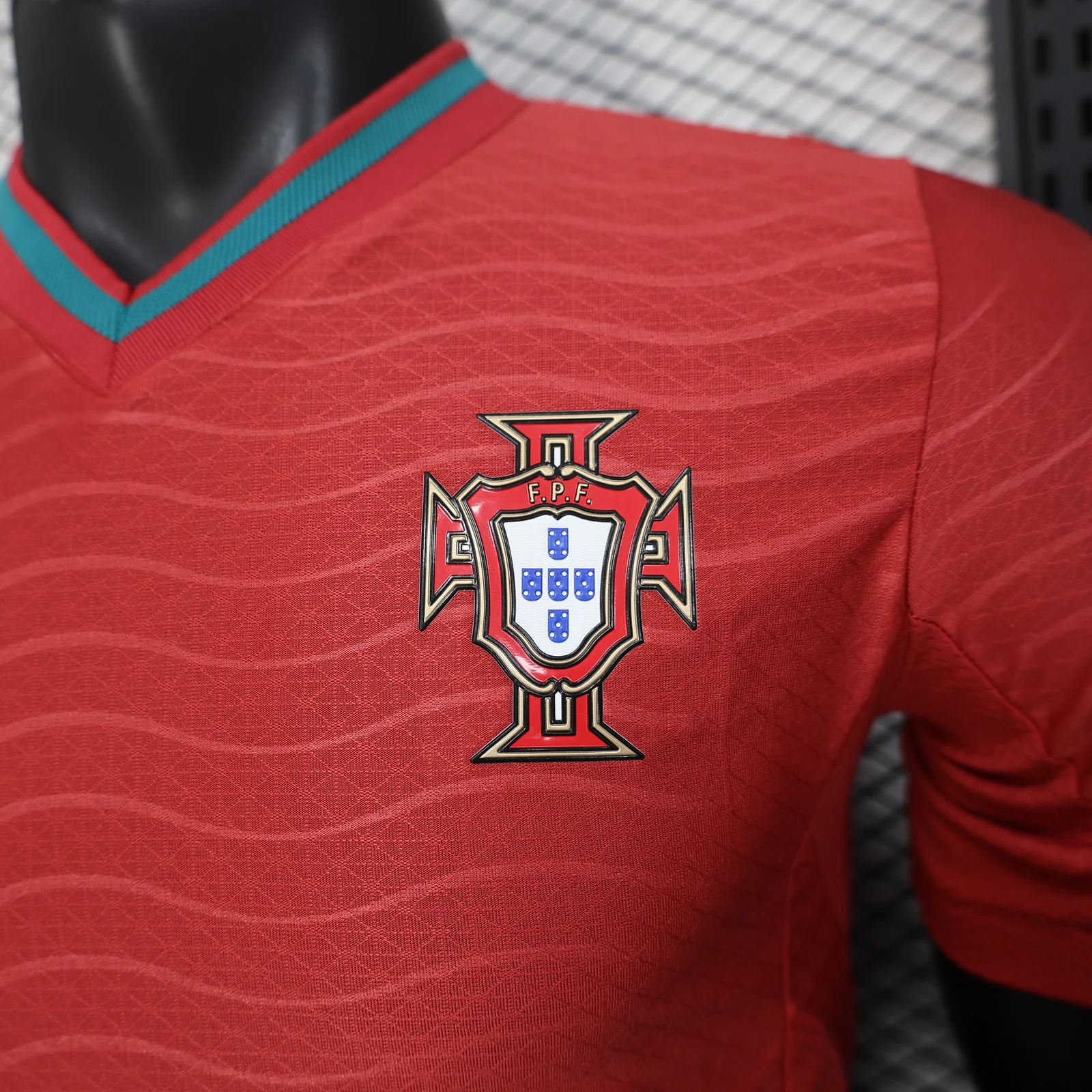 Portugal 2026 Home Football Jersey detail 1 view