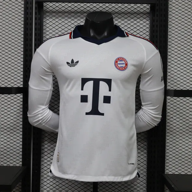 Bayern Munich 2026/27 Away Football Jersey – Long Sleeve front view