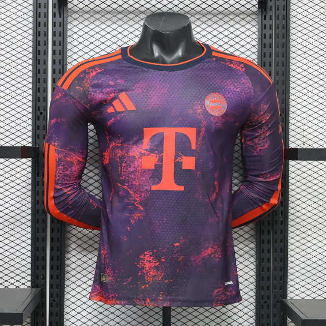 Bayern Munich 2026/27 Third Football Jersey – Long Sleeve front view