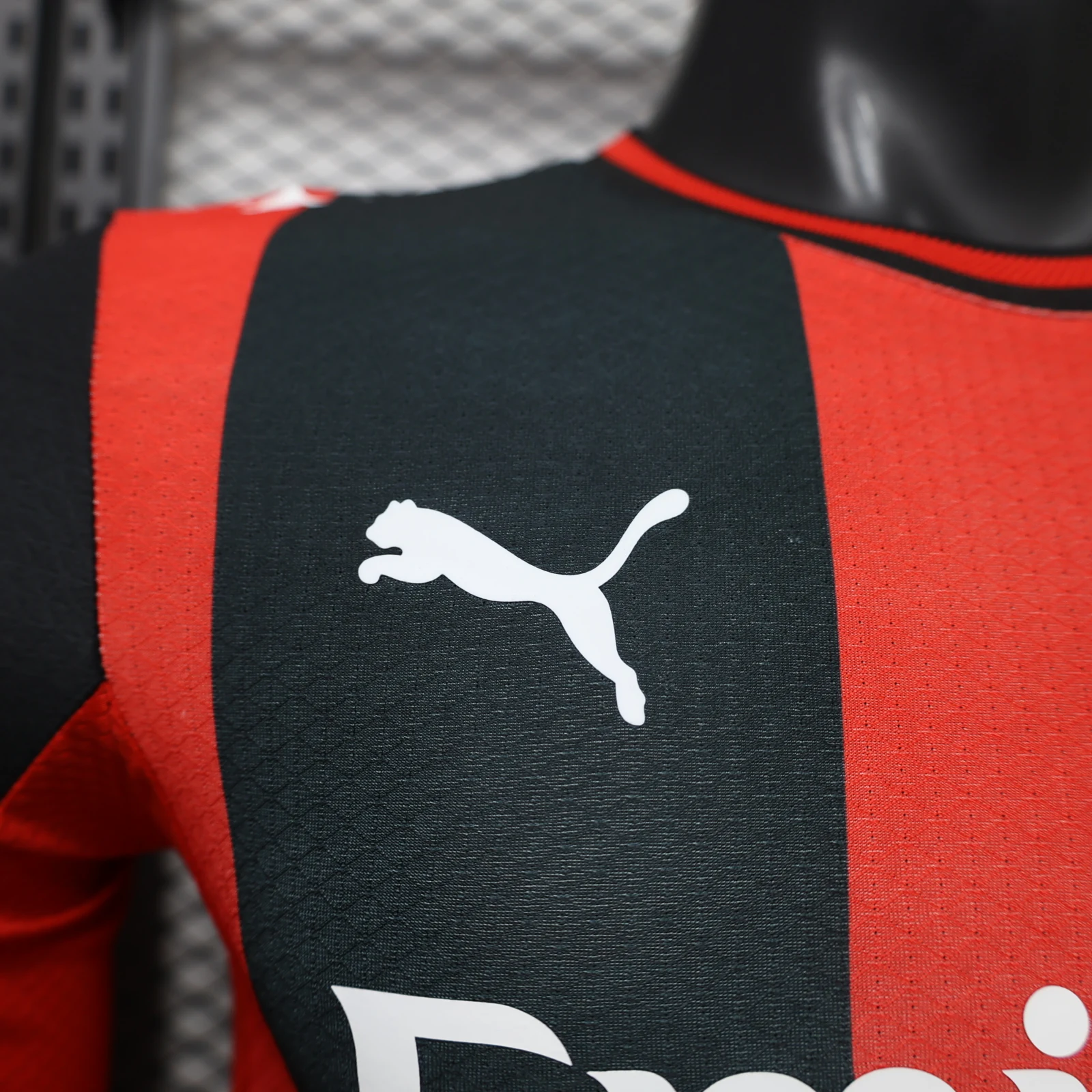 AC Milan 2026/27 Home Football Jersey – Long Sleeve detail 2 view