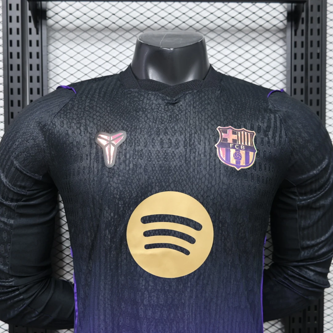 Barcelona 2026/27 Away Football Jersey – Long Sleeve detail 2 view