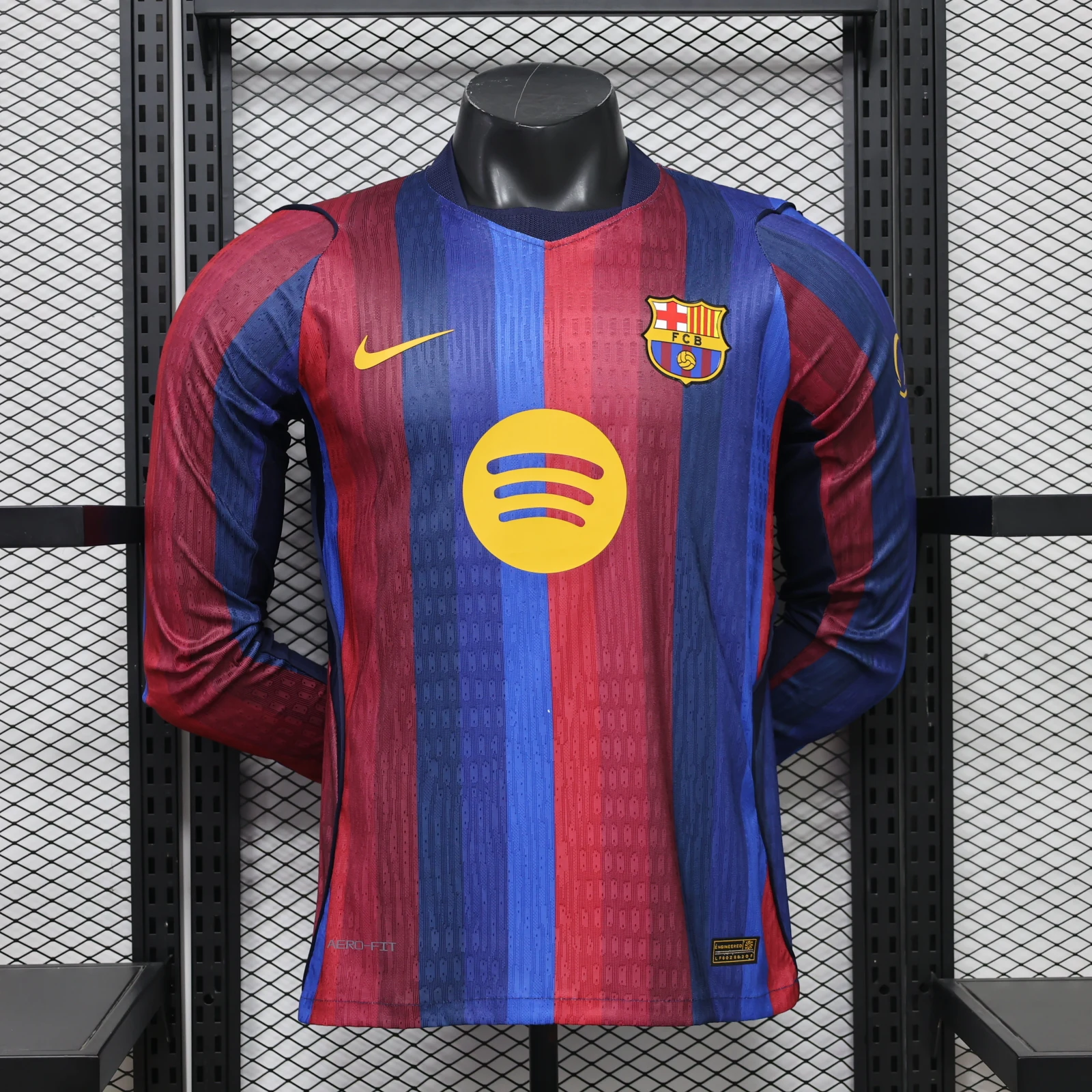 Barcelona 2026/27 Home Football Jersey – Long Sleeve detail 1 view