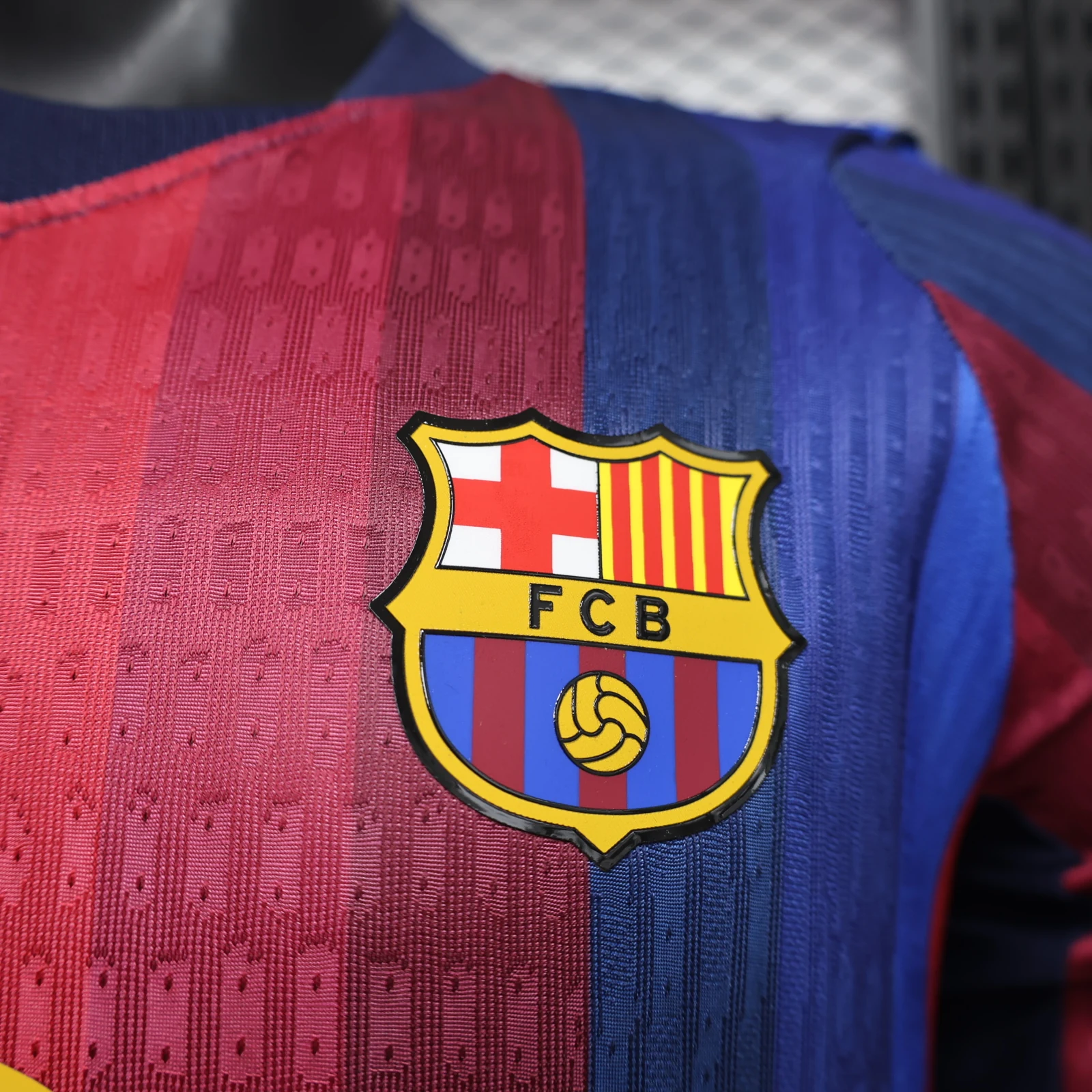 Barcelona 2026/27 Home Football Jersey – Long Sleeve detail 2 view