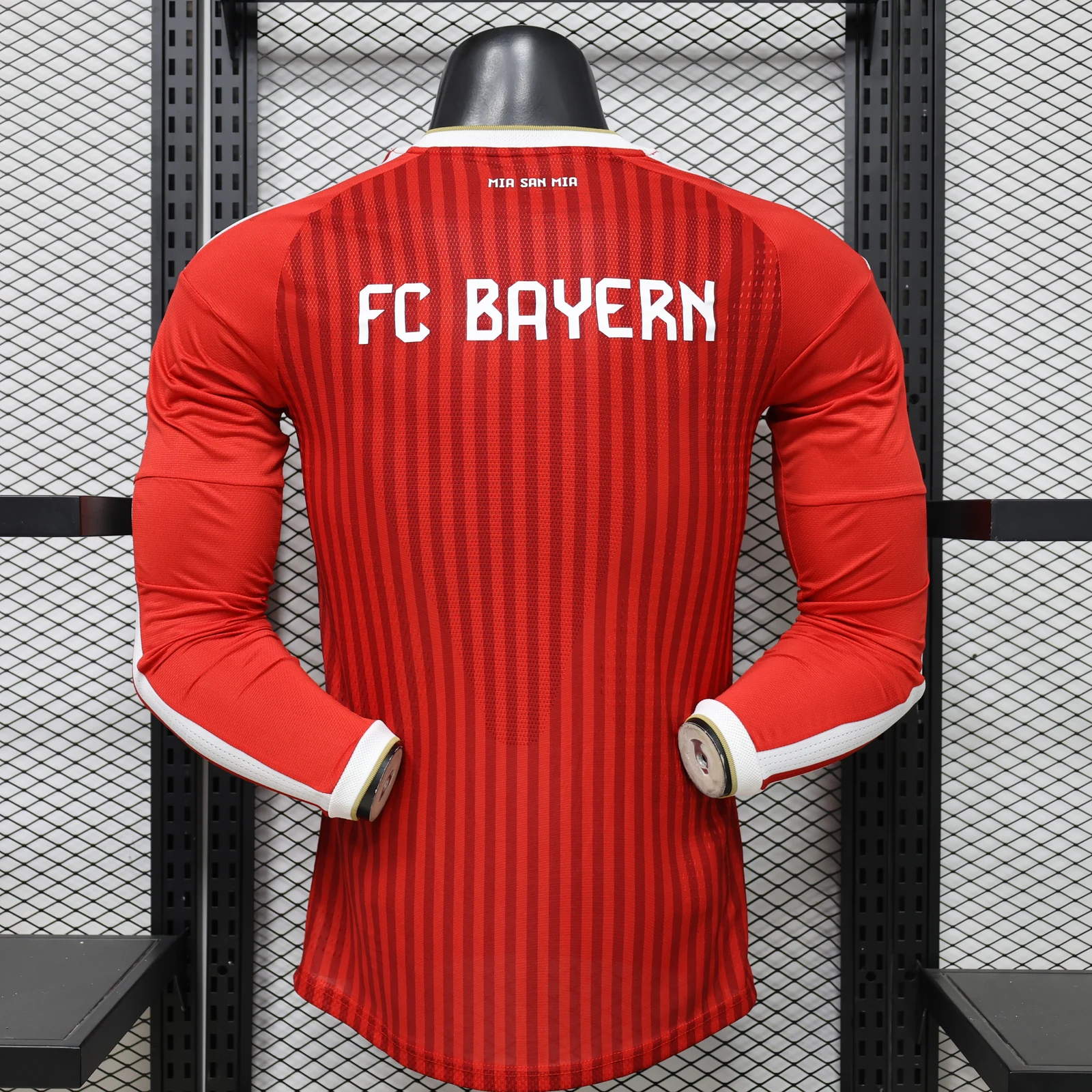 Bayern Munich 2026/27 Home Football Jersey – Long Sleeve back view