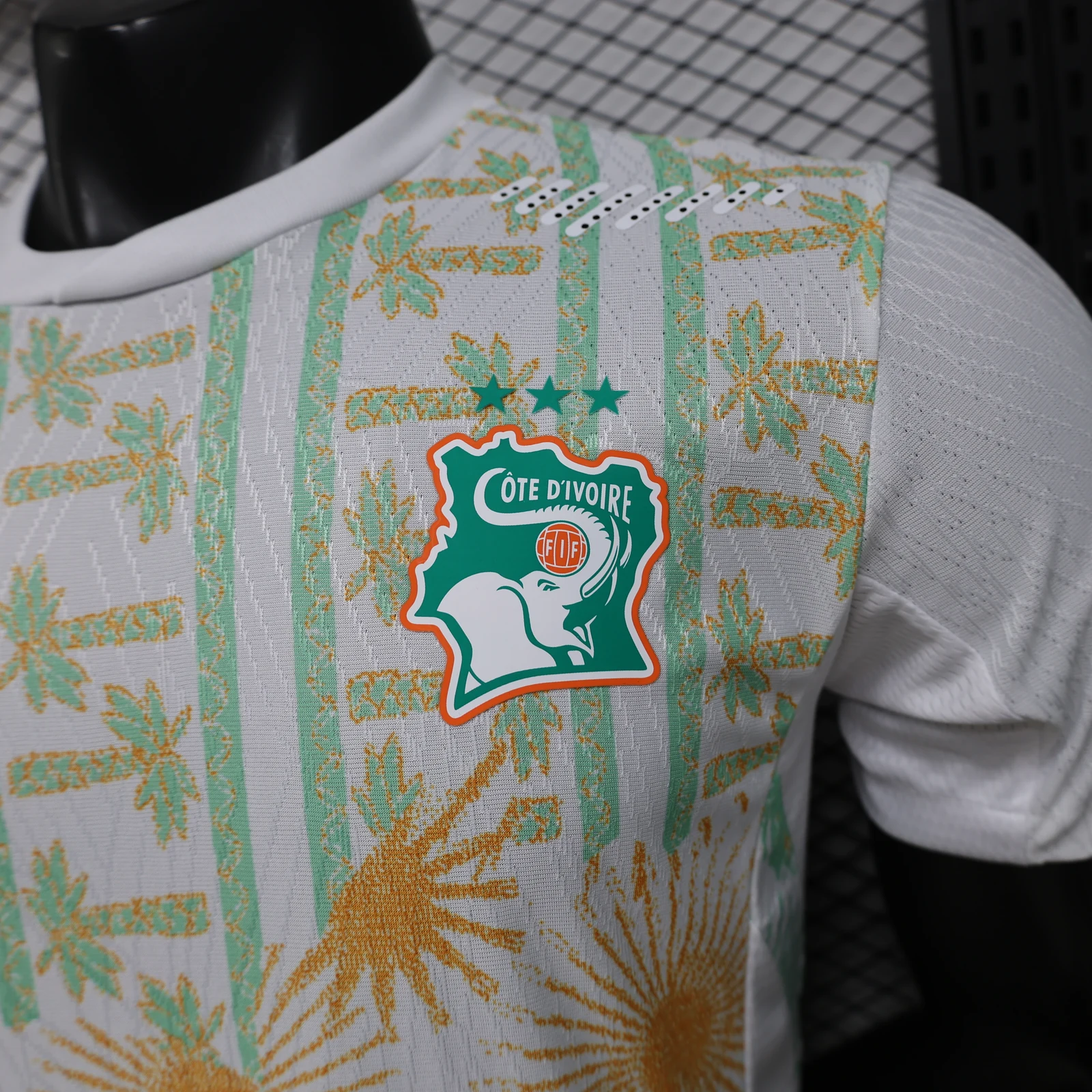 Cote d'Ivoire 2026 Away Football Jersey detail 3 view