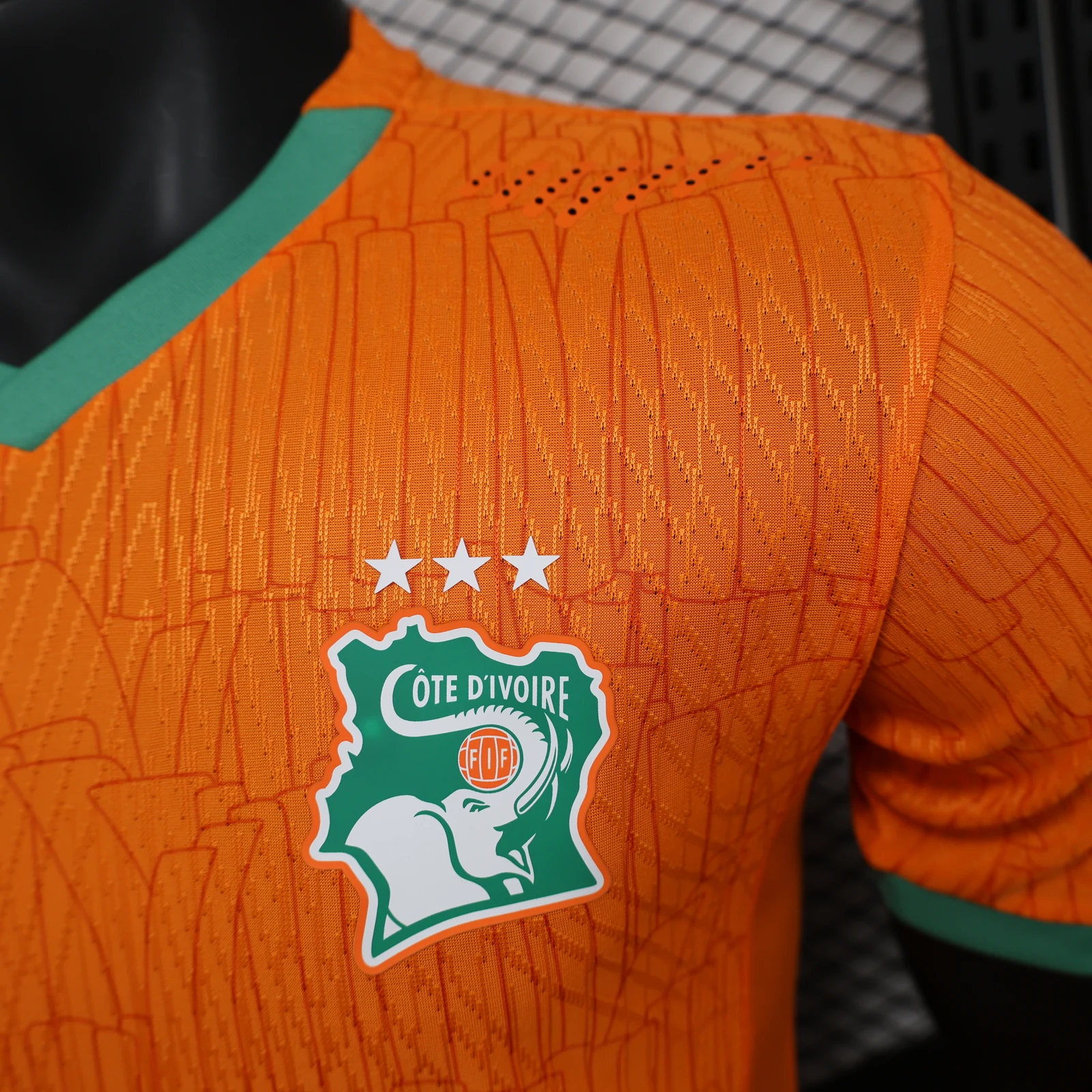 Cote d'Ivoire 2026 Home Football Jersey detail 3 view