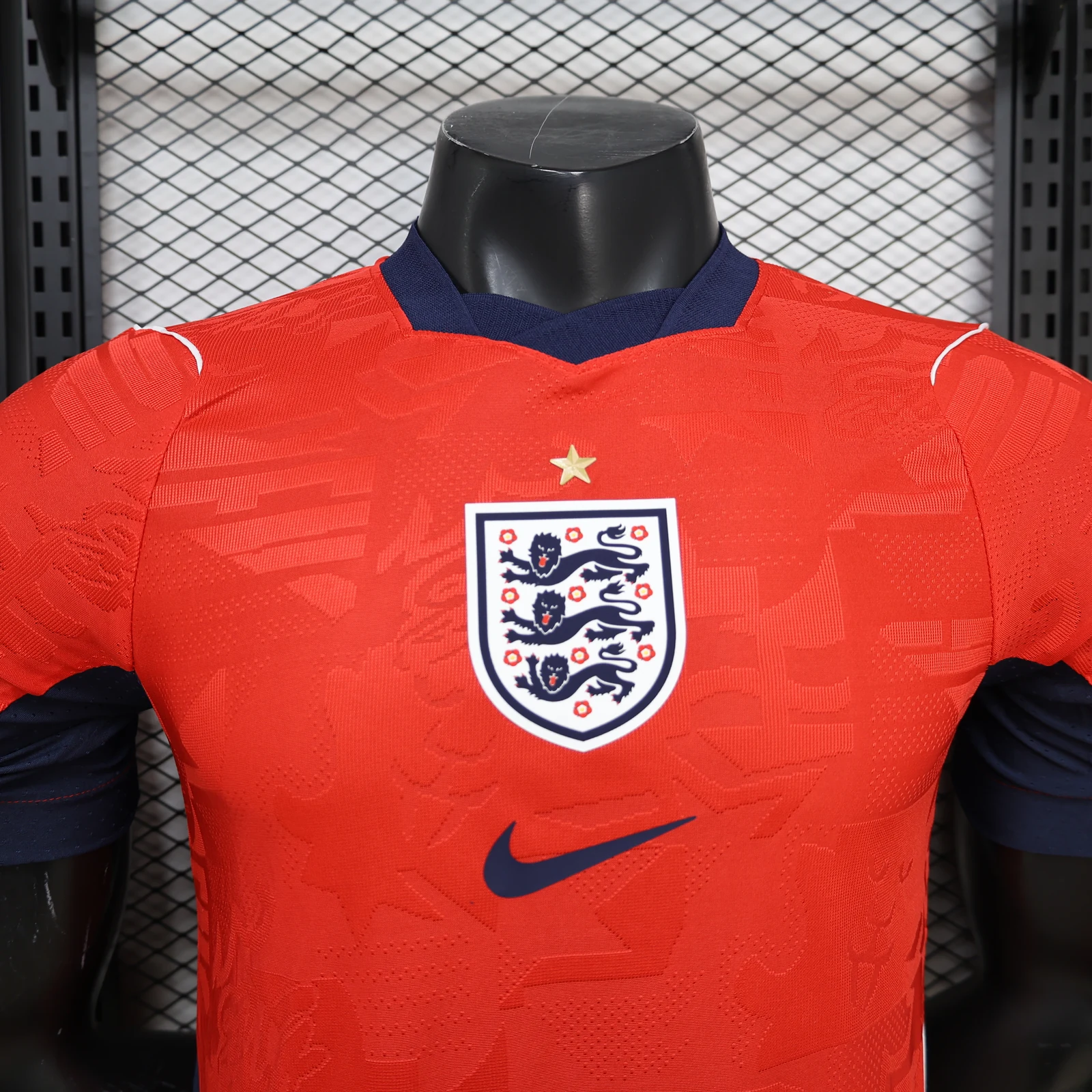 England 2026 Away Football Jersey detail 2 view