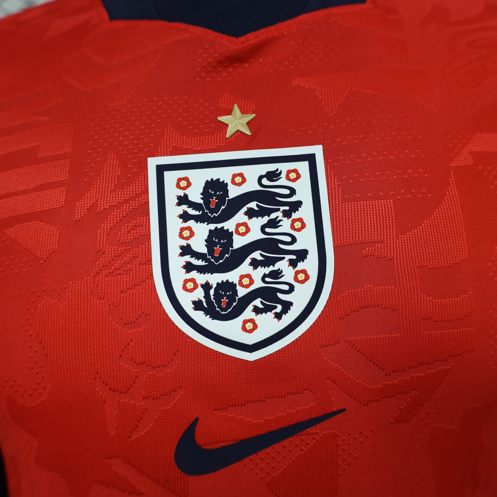 England 2026 Away Football Jersey detail 3 view