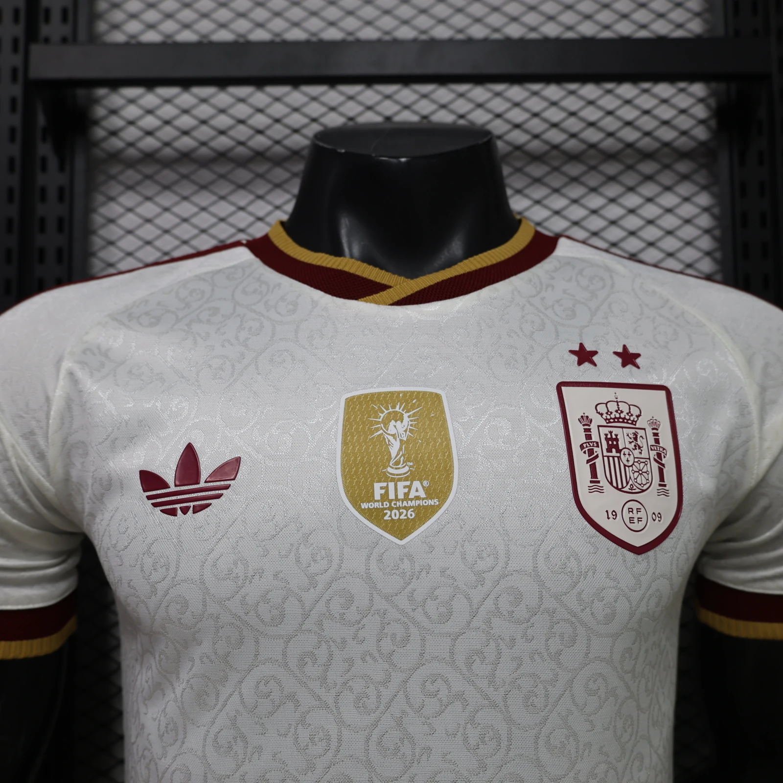 Spain 2026 Away Football Jersey detail 3 view