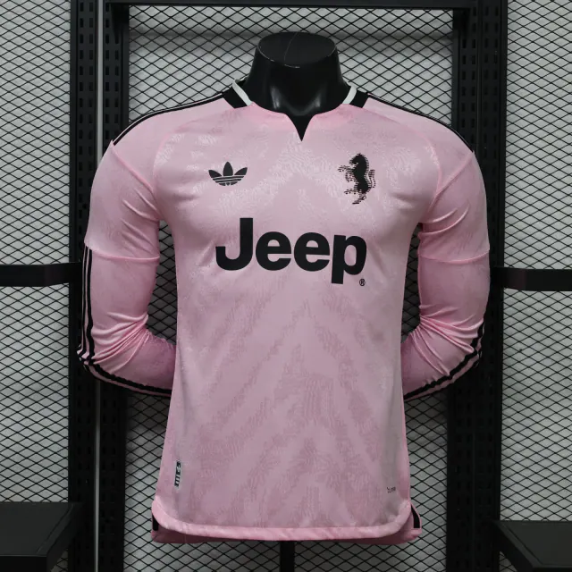 Juventus 2026/27 Away Football Jersey – Long Sleeve front view