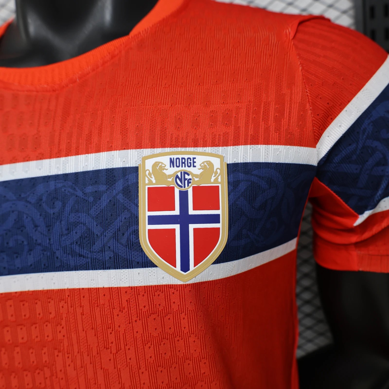 Norway 2026 Home Football Jersey detail 2 view