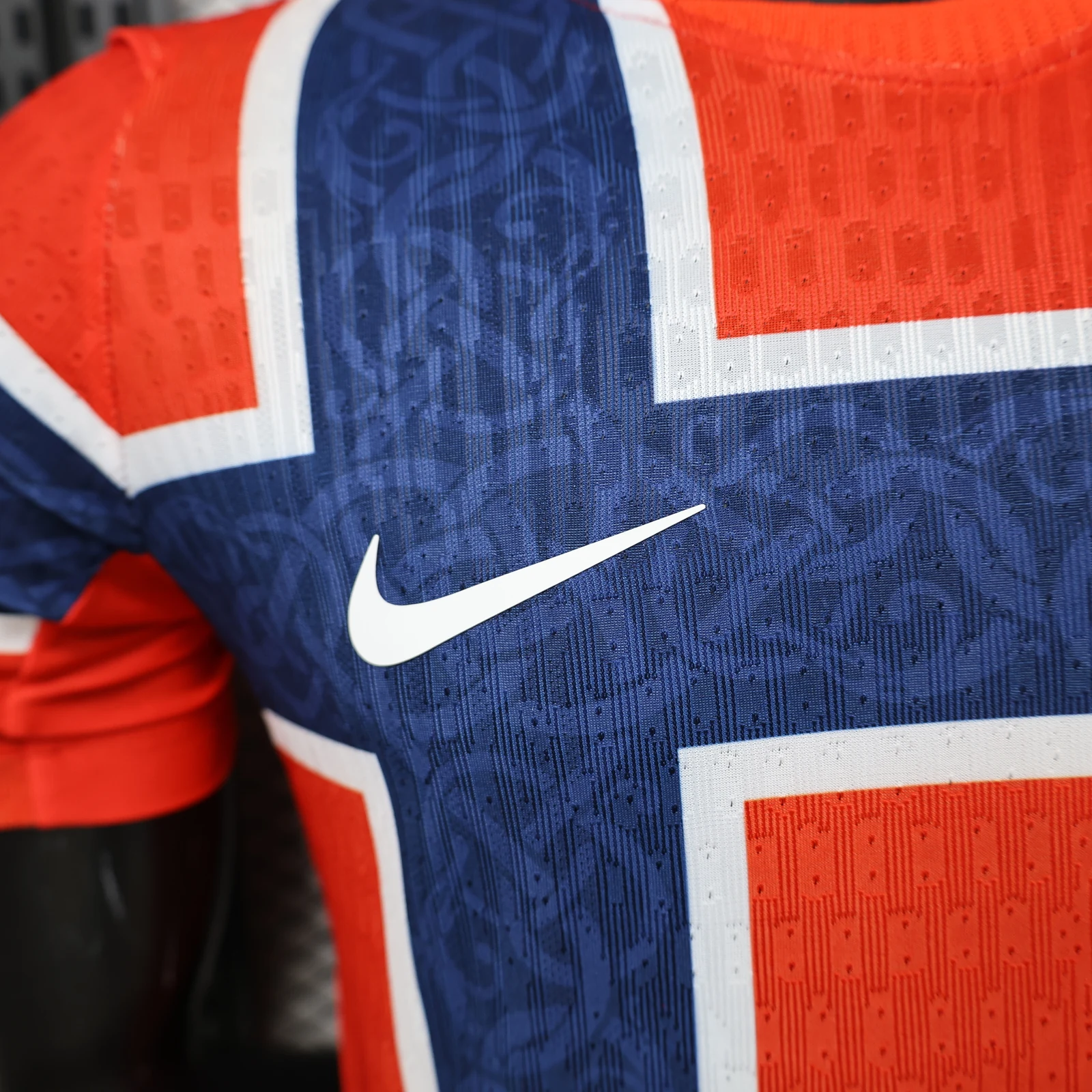 Norway 2026 Home Football Jersey detail 3 view