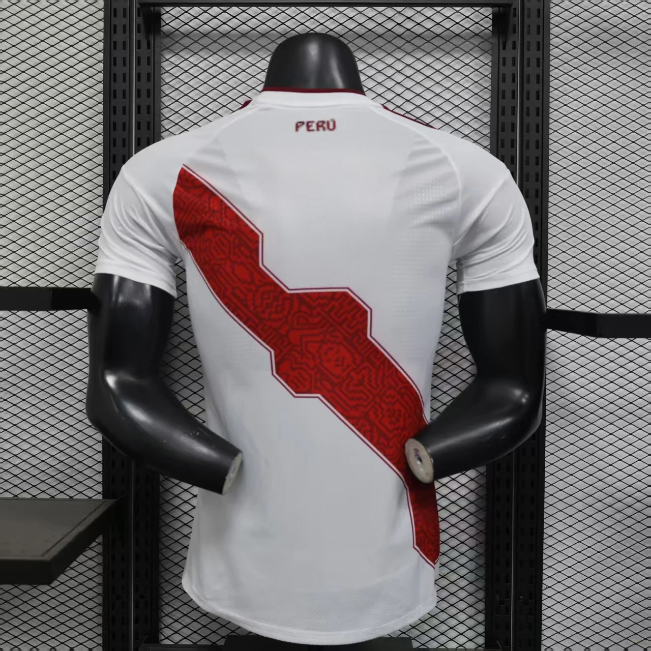 Peru 2026 Home Football Jersey back view