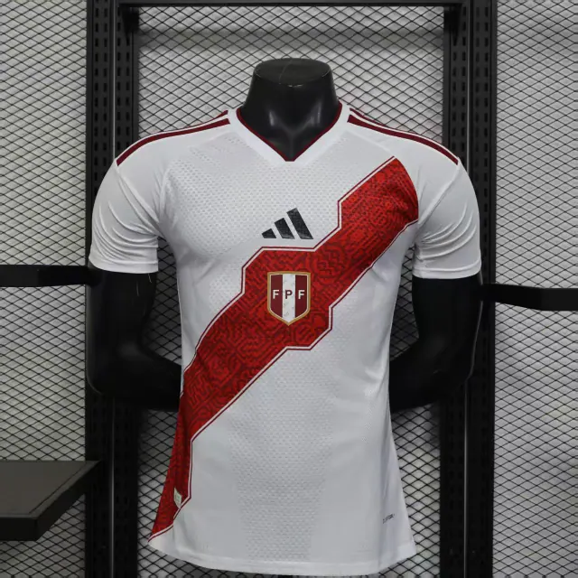 Peru 2026 Home Football Jersey front view