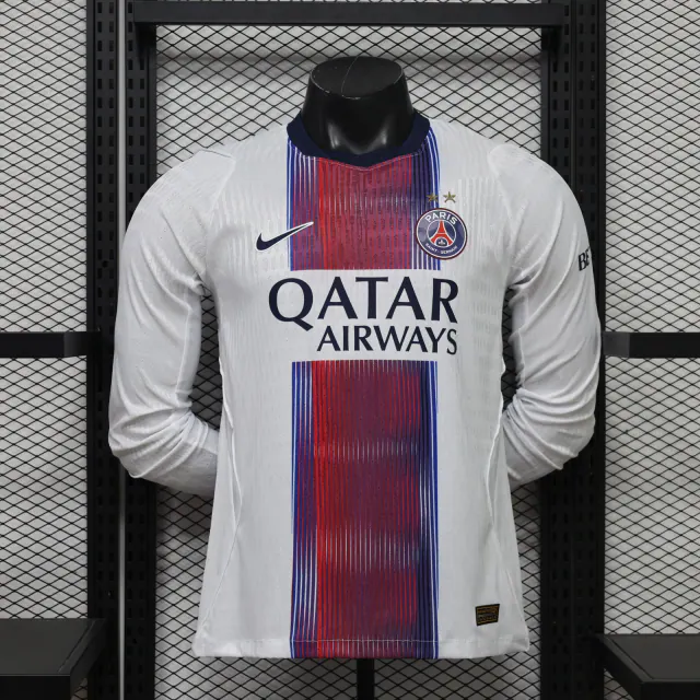Paris Saint-Germain 2026/27 Away Football Jersey – Long Sleeve front view