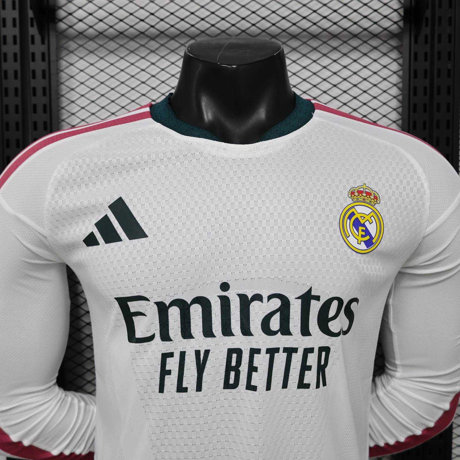 Real Madrid 2026/27 Home Football Jersey – Long Sleeve detail 3 view