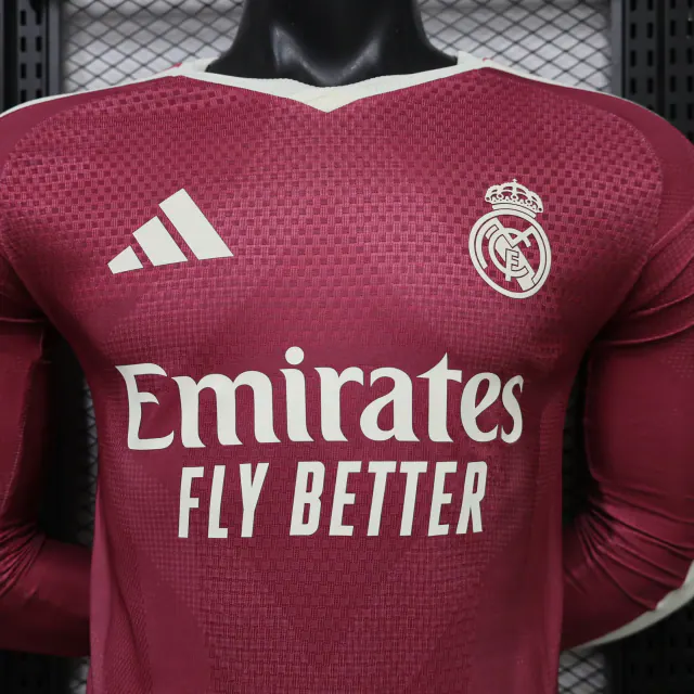 Real Madrid 2026/27 Third Football Jersey – Long Sleeve front view