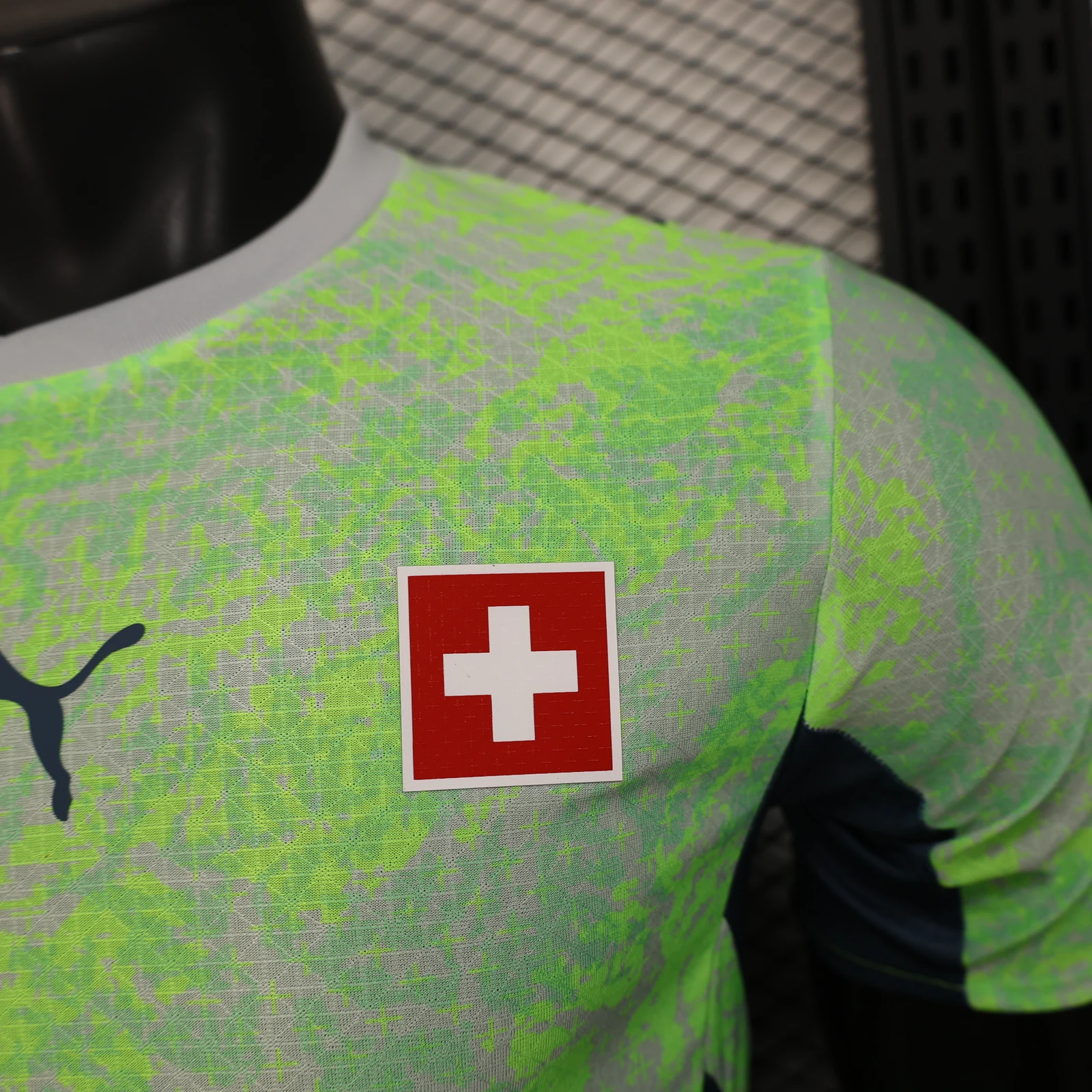 Switzerland 2026 Away Football Jersey detail 1 view
