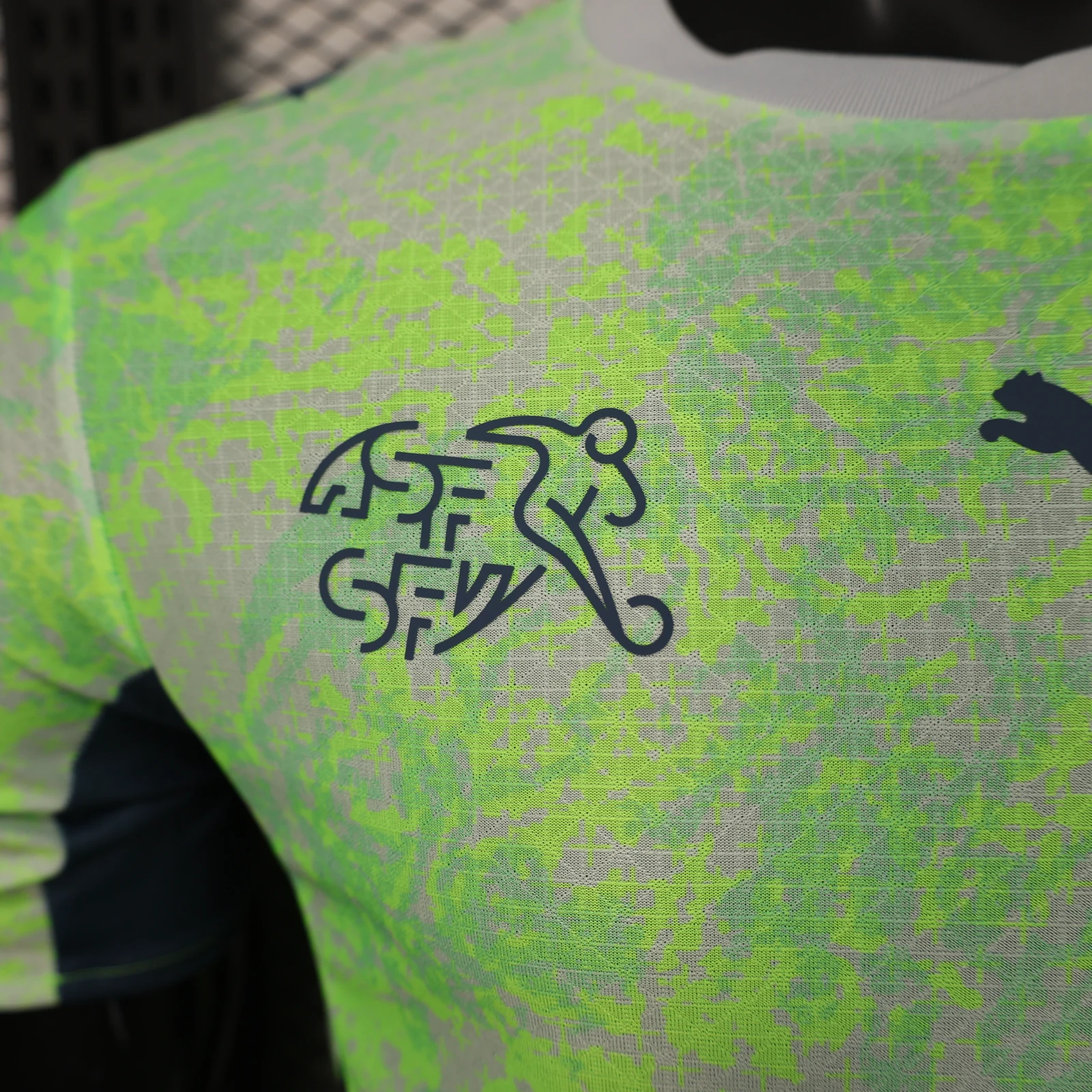 Switzerland 2026 Away Football Jersey detail 2 view