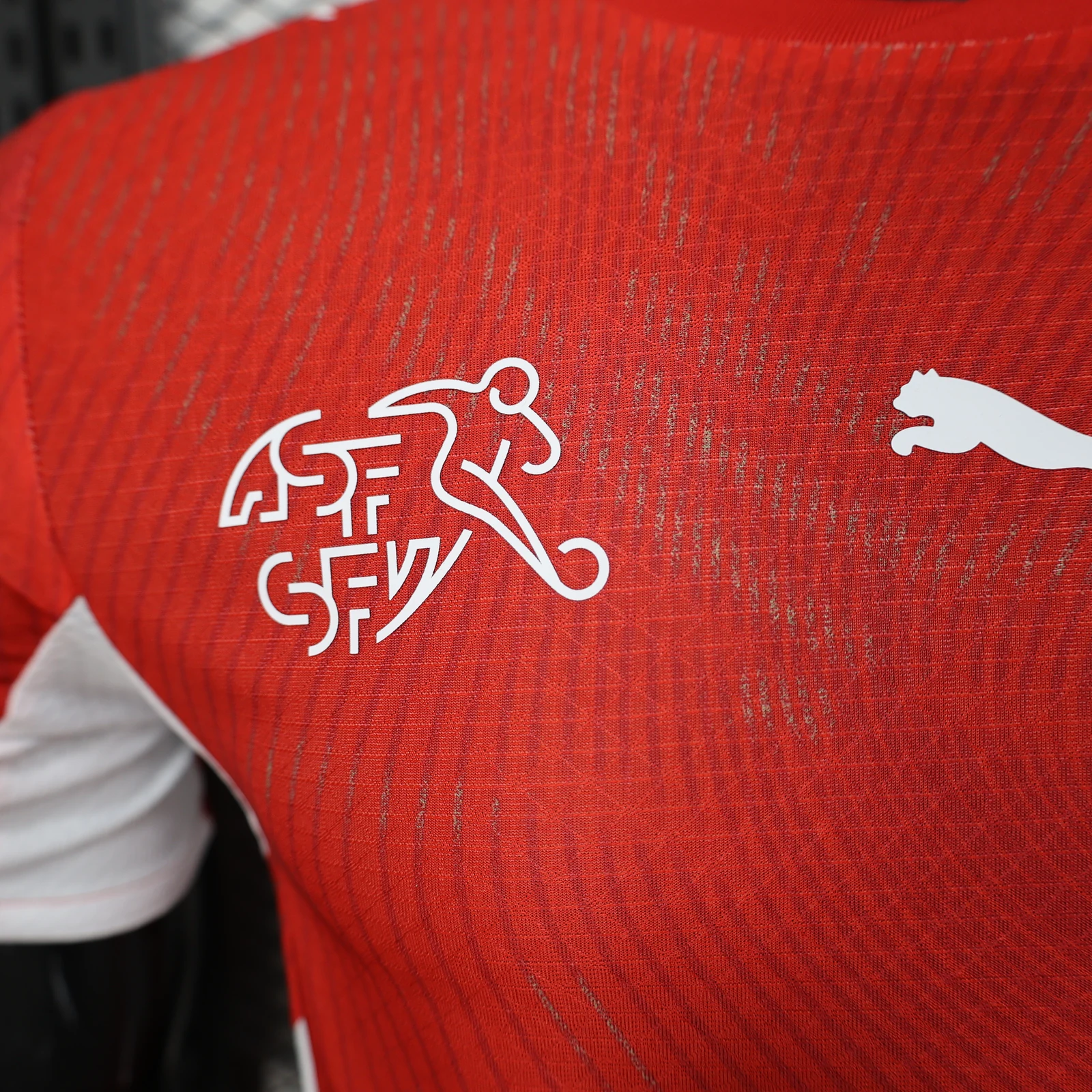 Switzerland 2026 Home Football Jersey detail 1 view