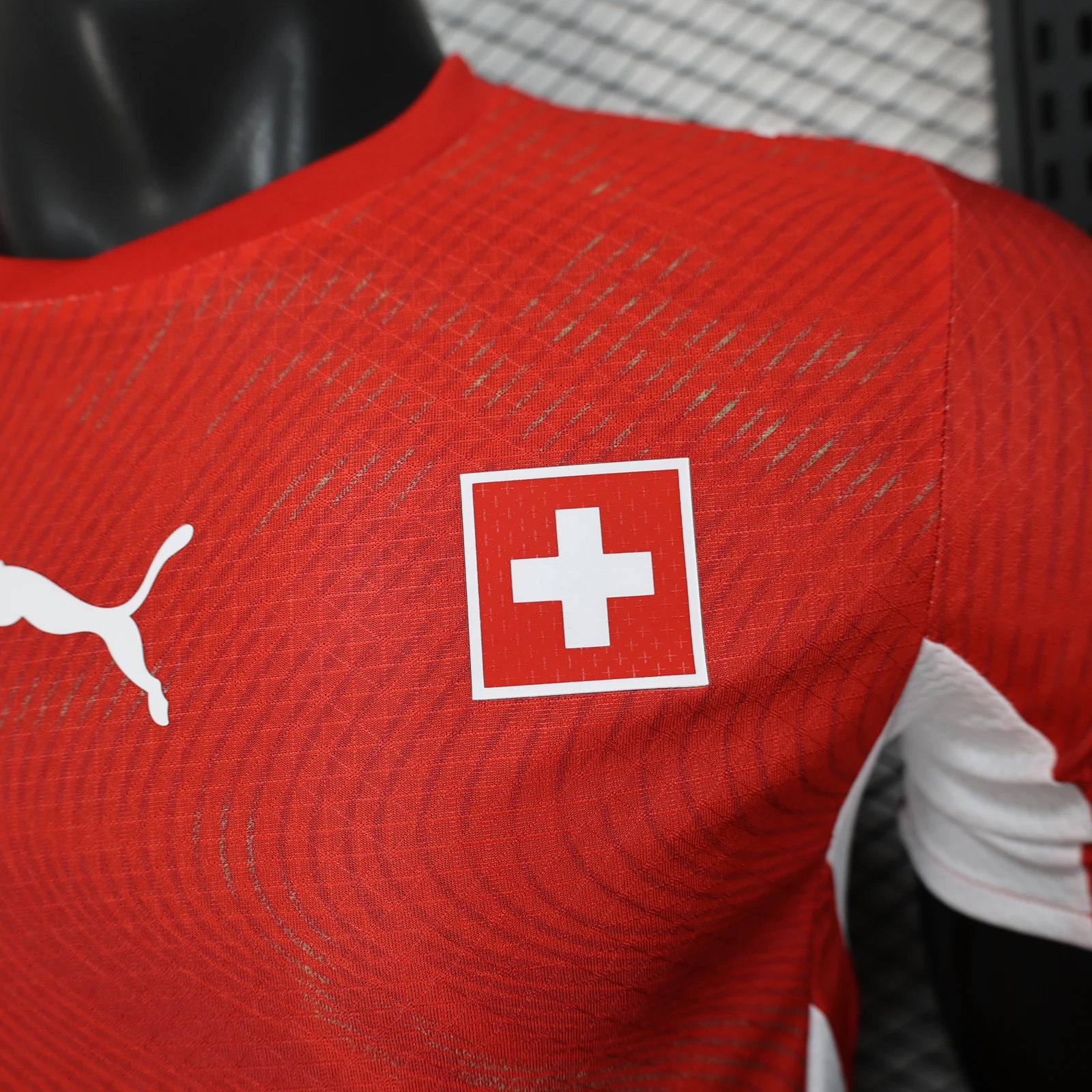 Switzerland 2026 Home Football Jersey detail 2 view