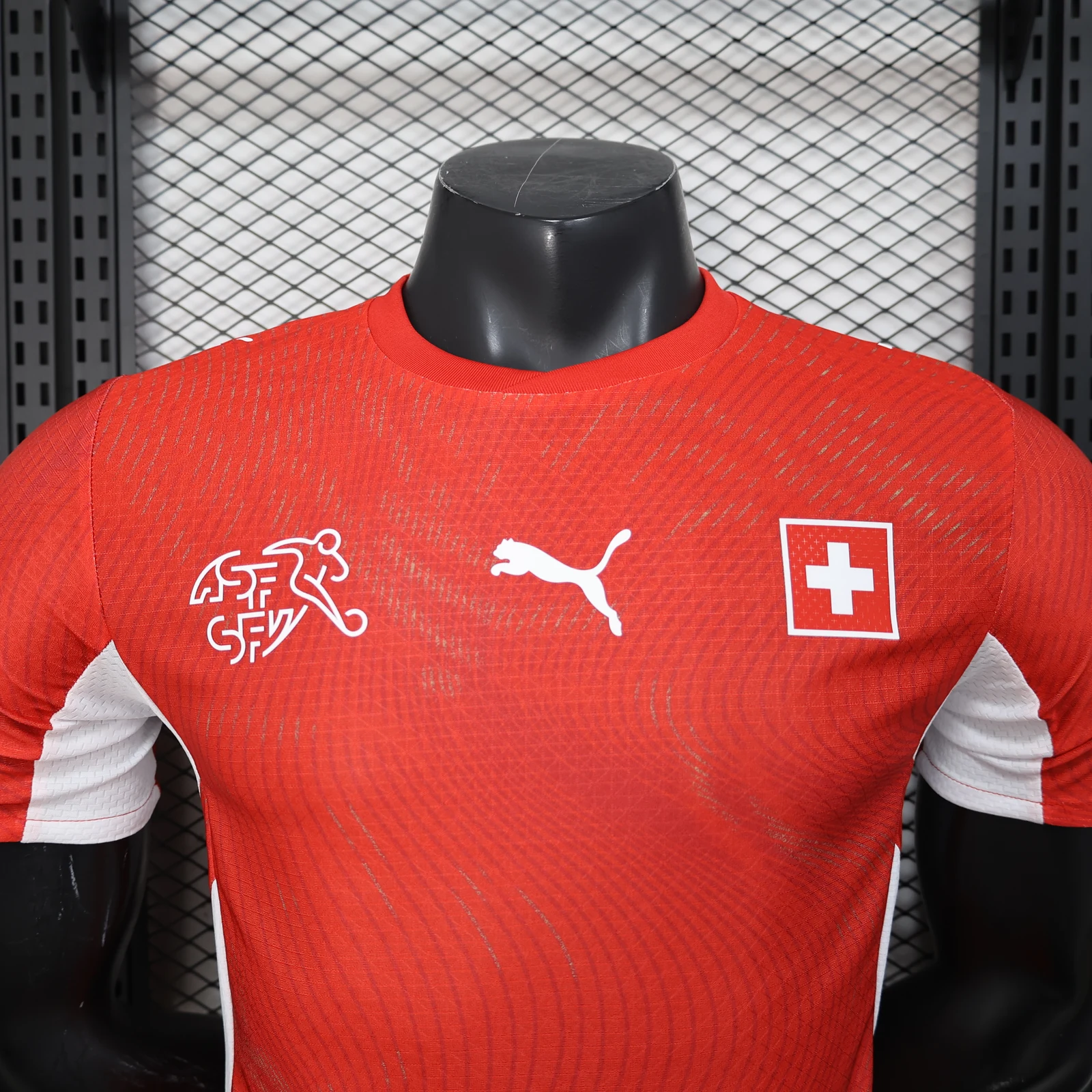 Switzerland 2026 Home Football Jersey detail 3 view