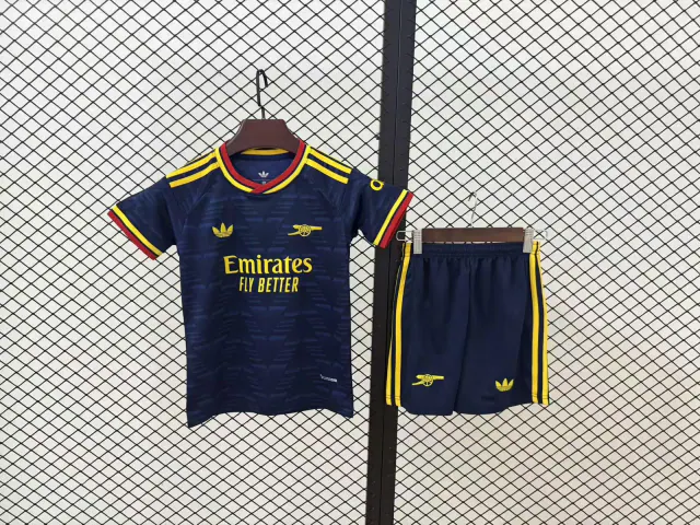 Arsenal 2026/27 Away Football Kit – Kids front view