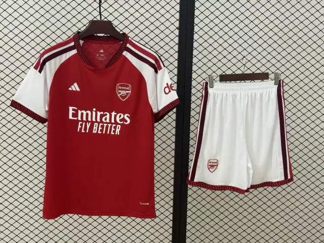 Arsenal 2026/27 Home Football Kit – Kids front view