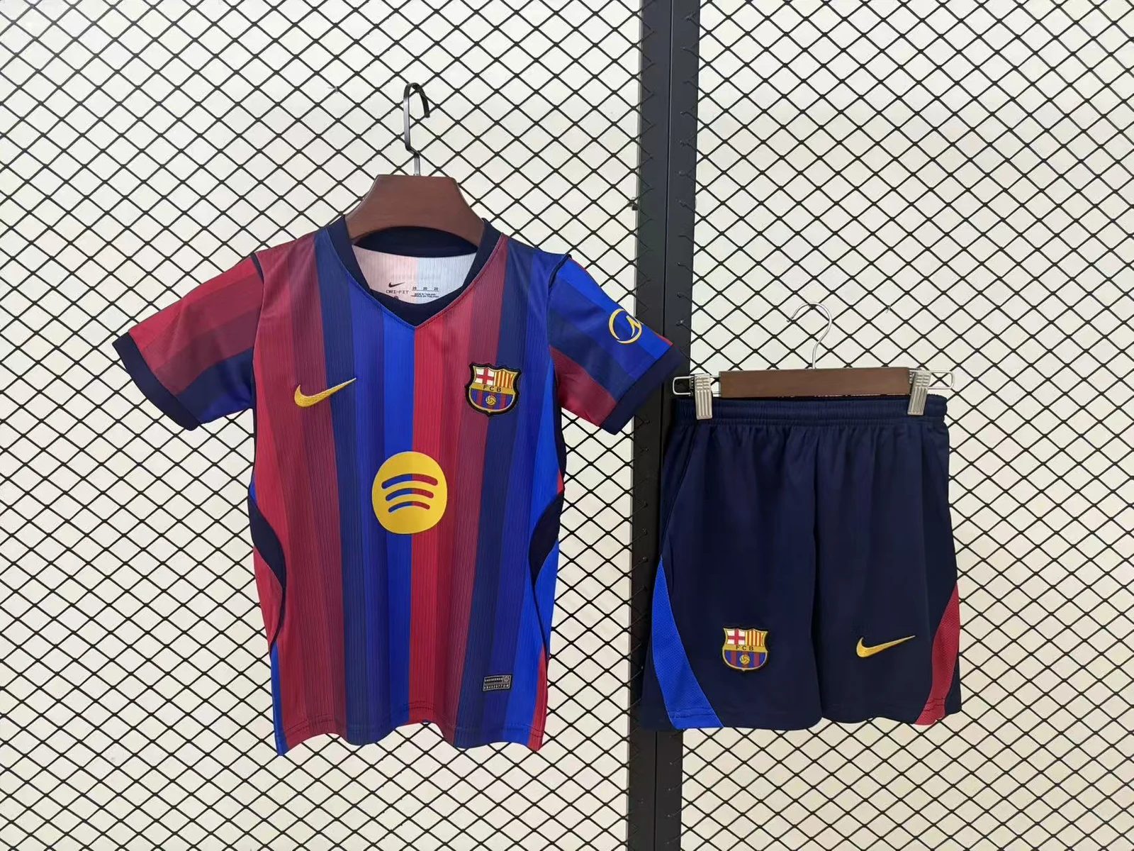 Barcelona 2026/27 Home Football Kit – Kids back view