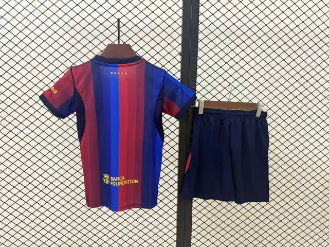 Barcelona 2026/27 Home Football Kit – Kids front view