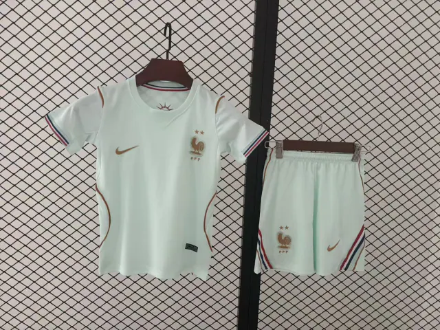 France 2026 Away Football Kit – Kids front view