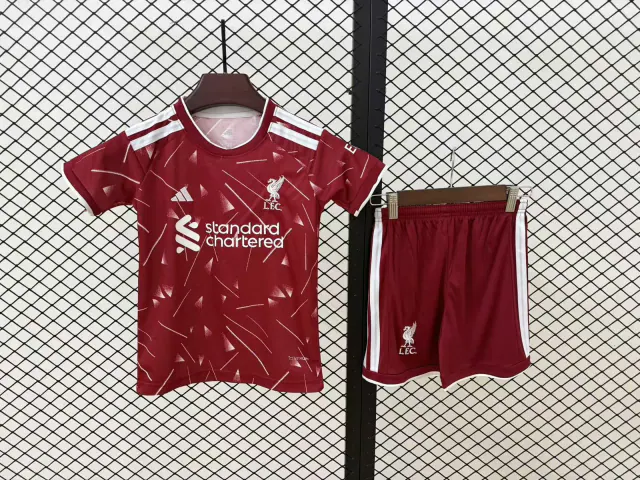 Liverpool 2026/27 Home Football Kit – Kids front view