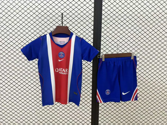 Paris Saint-Germain 2026/27 Home Football Kit – Kids front view