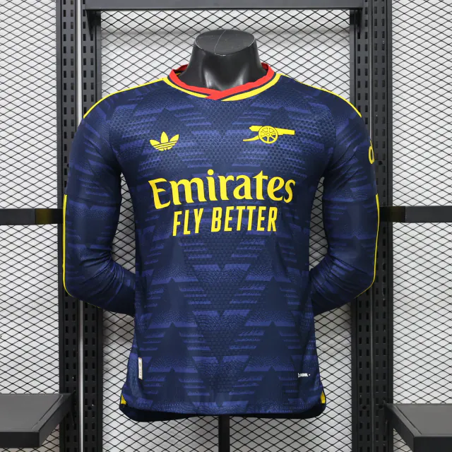 Arsenal 2026/27 Away Football Jersey – Long Sleeve front view