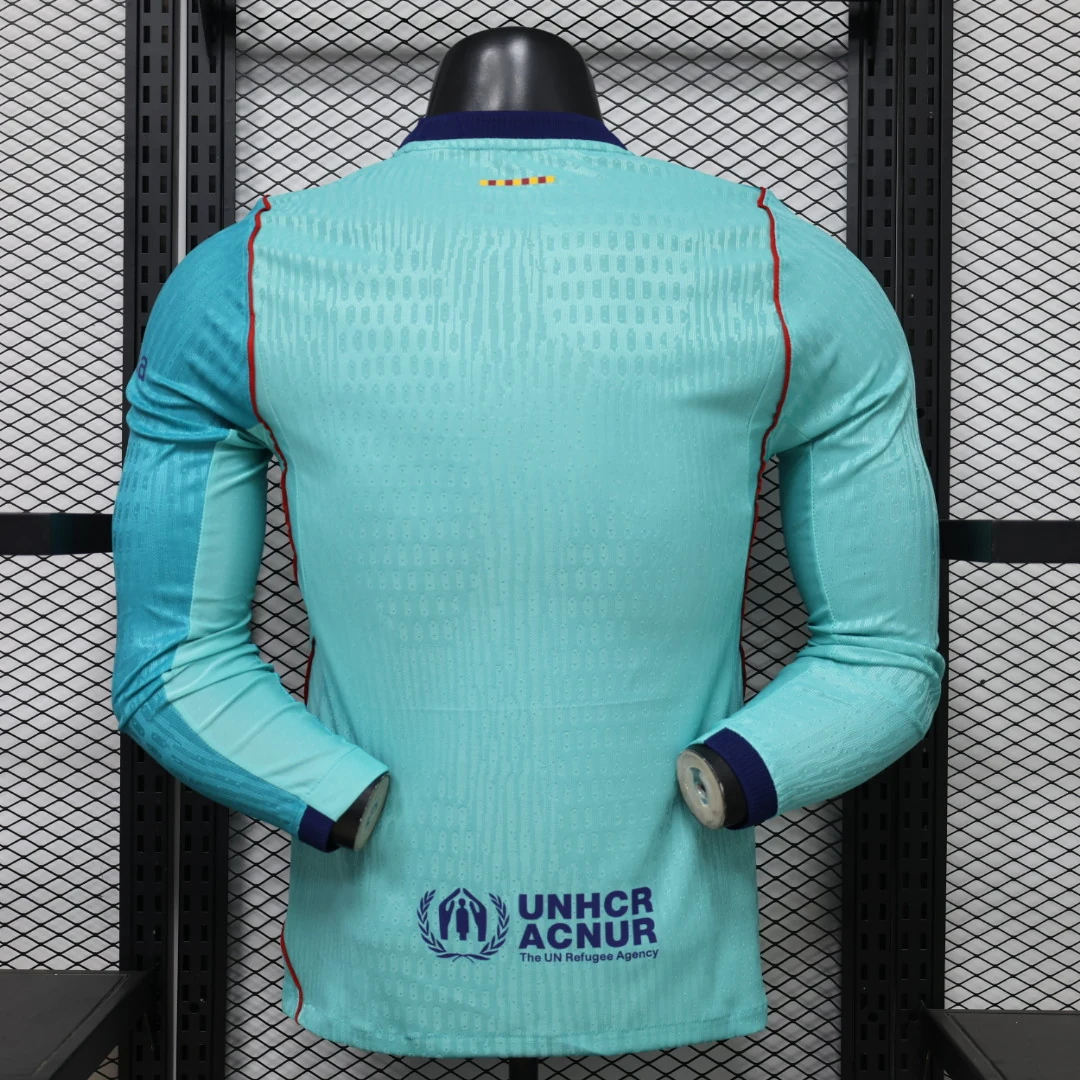 Barcelona 2026/27 Third Football Jersey – Long Sleeve back view