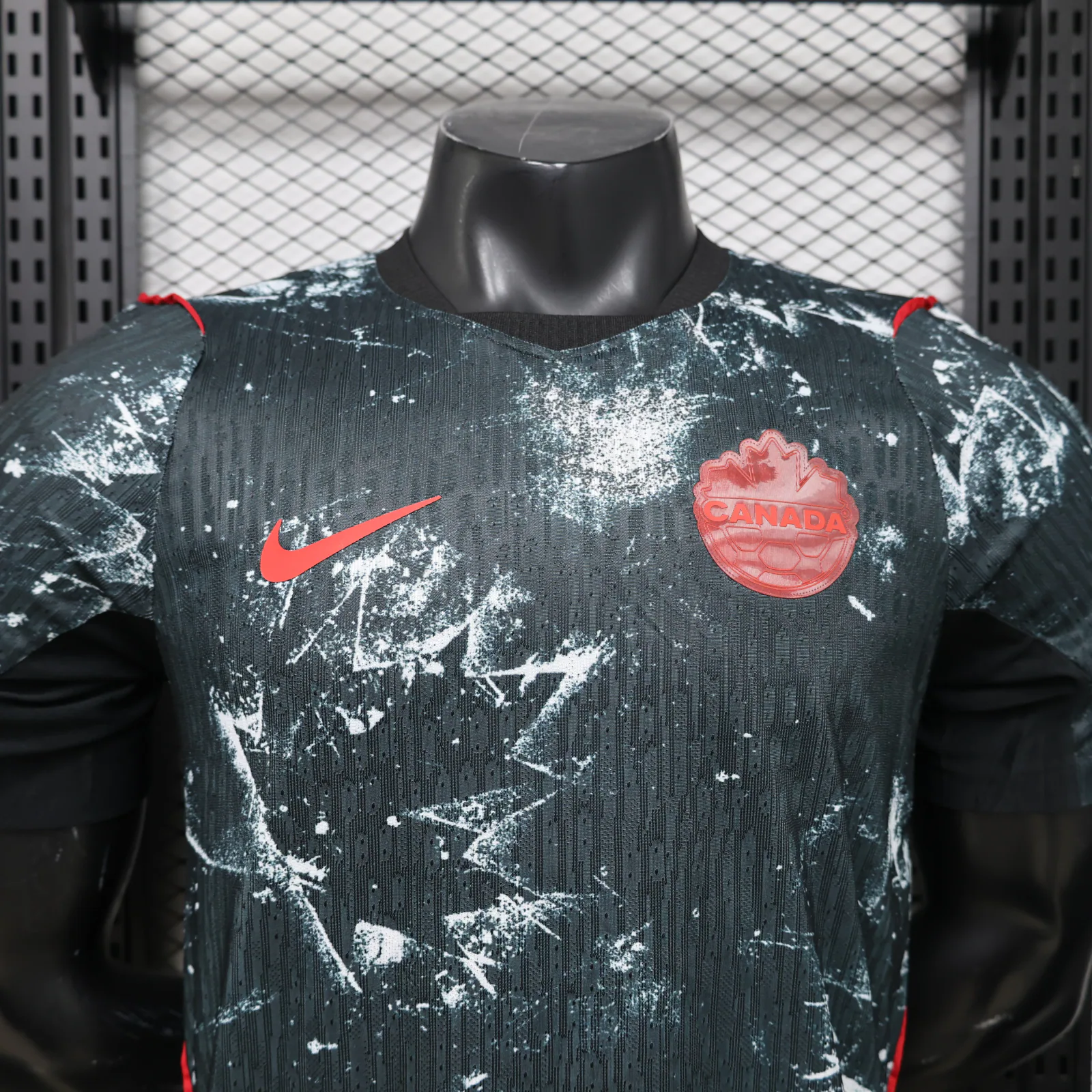 Canada 2026 Away Football Jersey detail 3 view