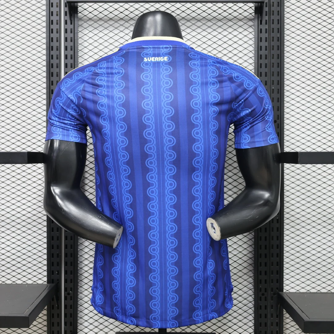 Sweden 2026 Away Football Jersey back view