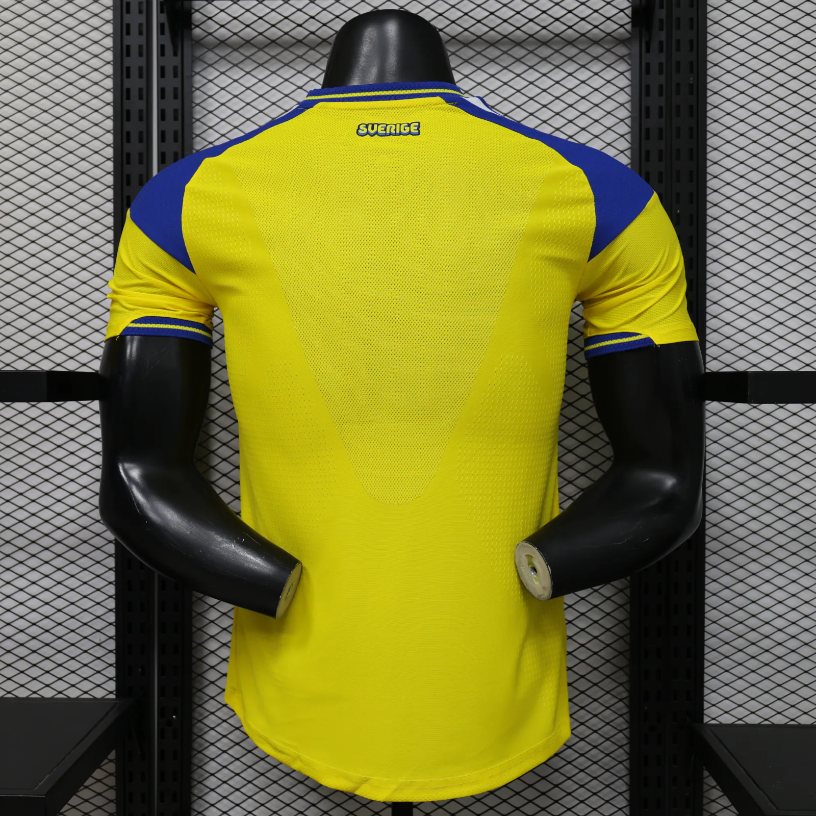 Sweden 2026 Home Football Jersey back view