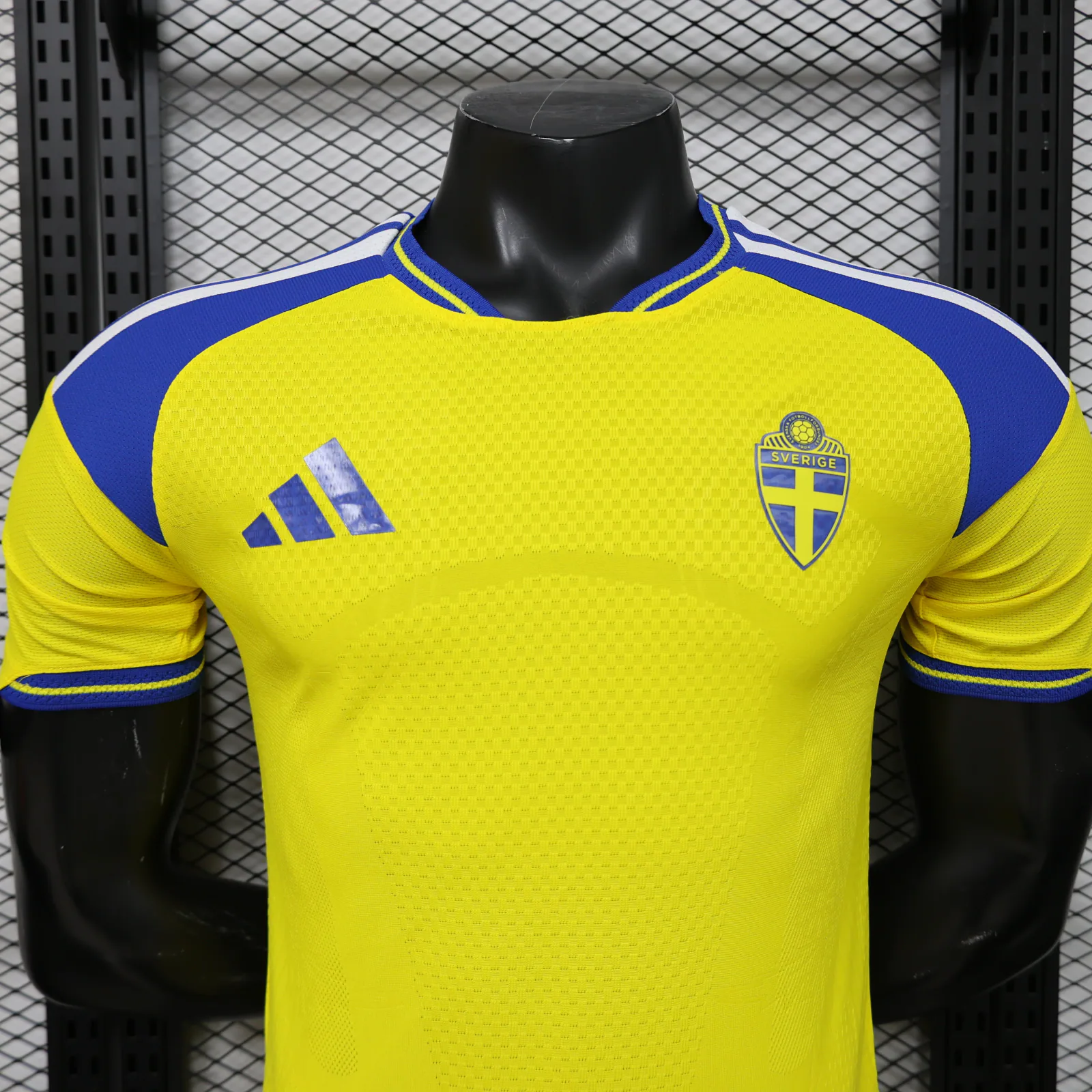 Sweden 2026 Home Football Jersey detail 3 view