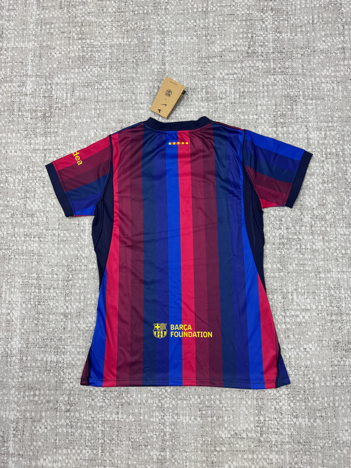 Barcelona 2026/27 Home Football Jersey – Women back view