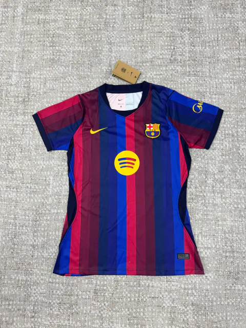 Barcelona 2026/27 Home Football Jersey – Women front view