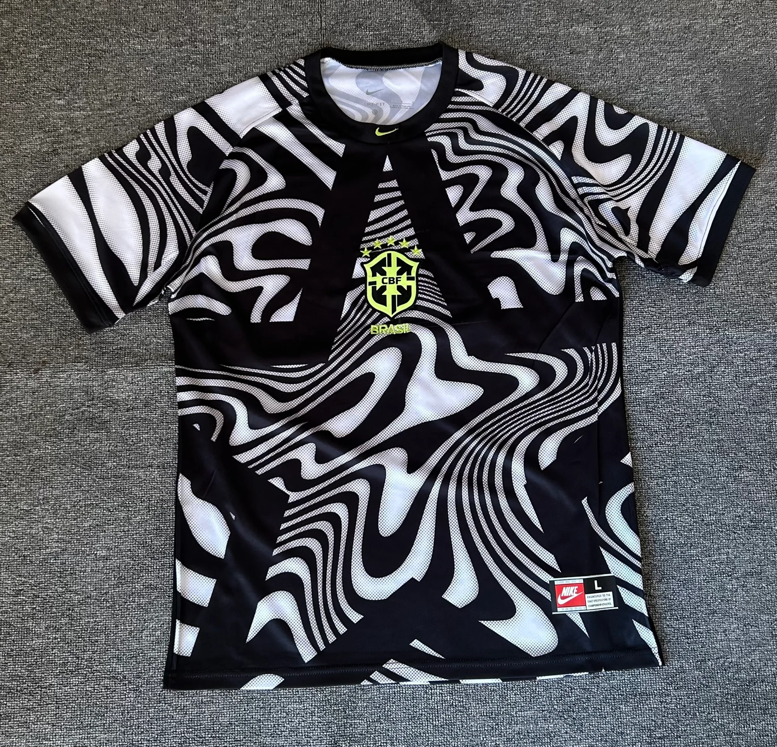 Brazil 2026 Goalkeeper Football Jersey front view