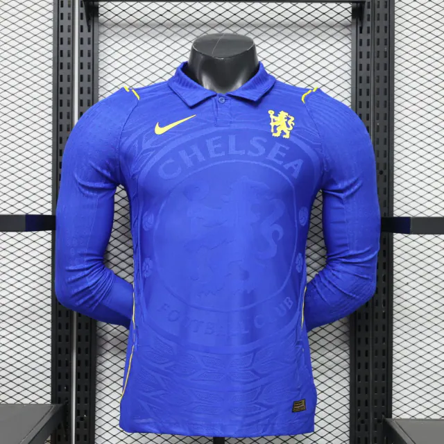 Chelsea 2026/27 Home Football Jersey – Long Sleeve front view