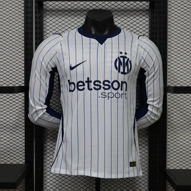 Inter Milan 2026/27 Away Football Jersey – Long Sleeve front view